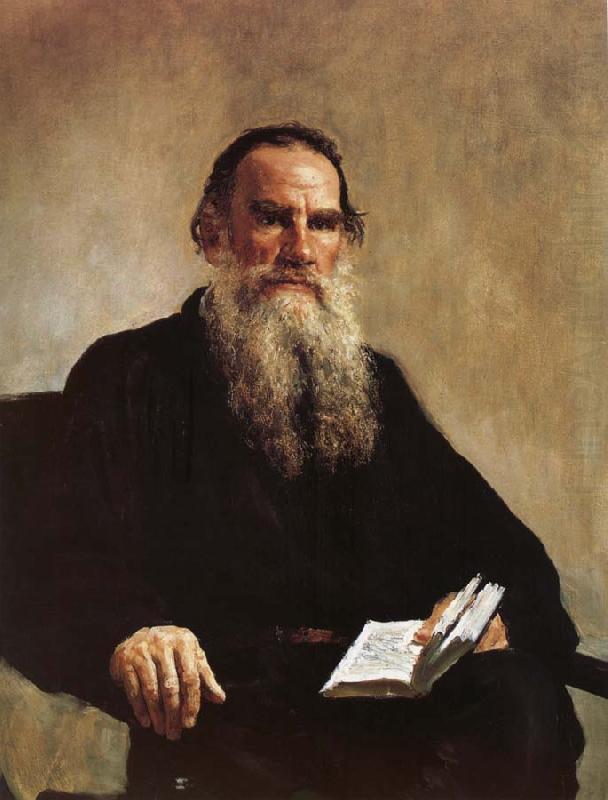 Ilya Repin Portrait of Leo Tolstoy china oil painting image